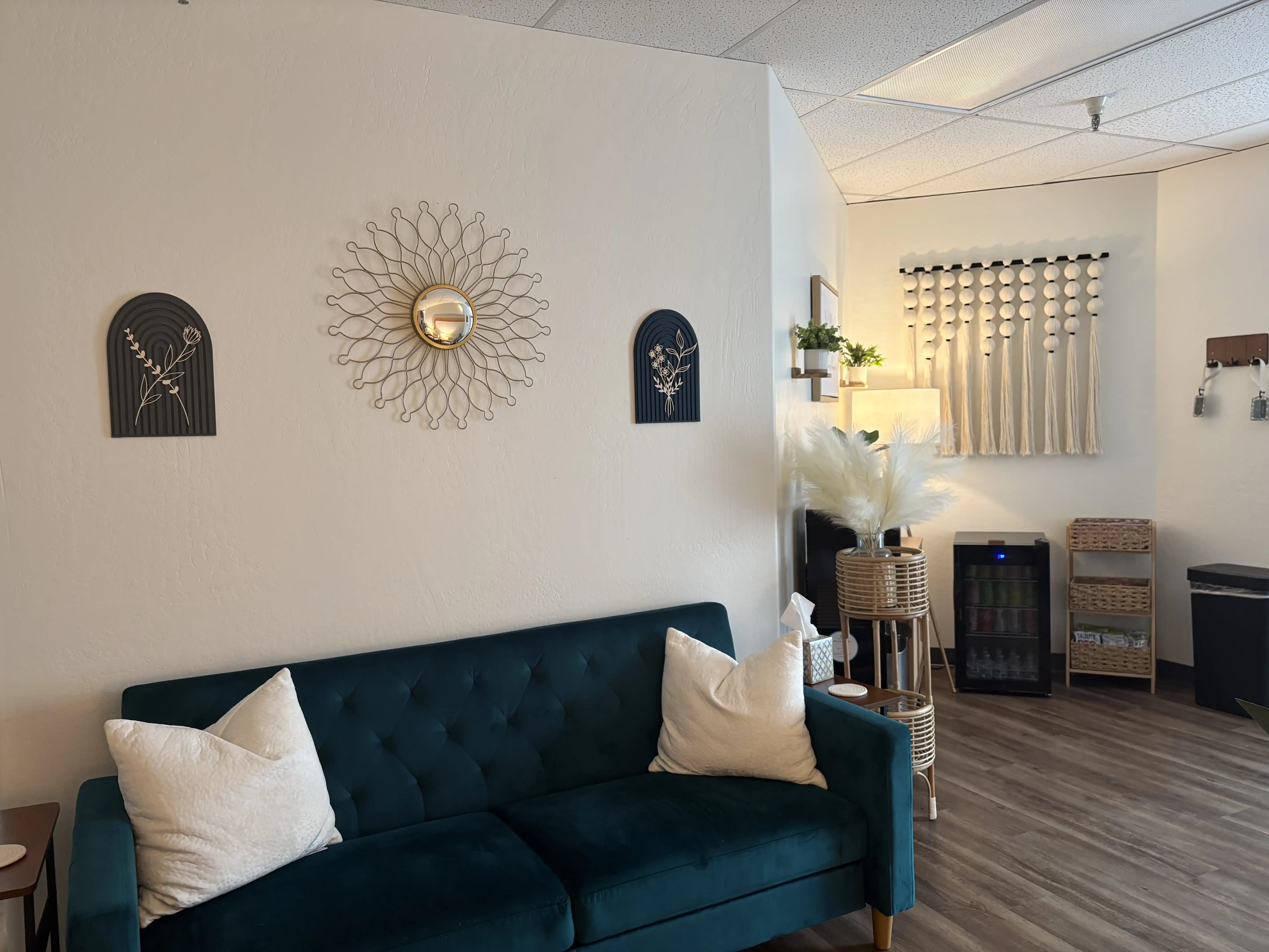 Welcoming therapy space